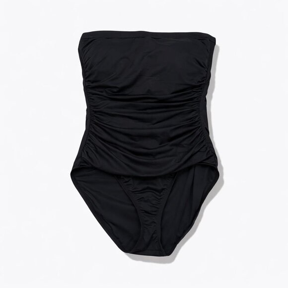 Tommy Bahama Other - Tommy Bahama Pearl Shirred Bandeau One Piece Convertible Halter Black Women's 8